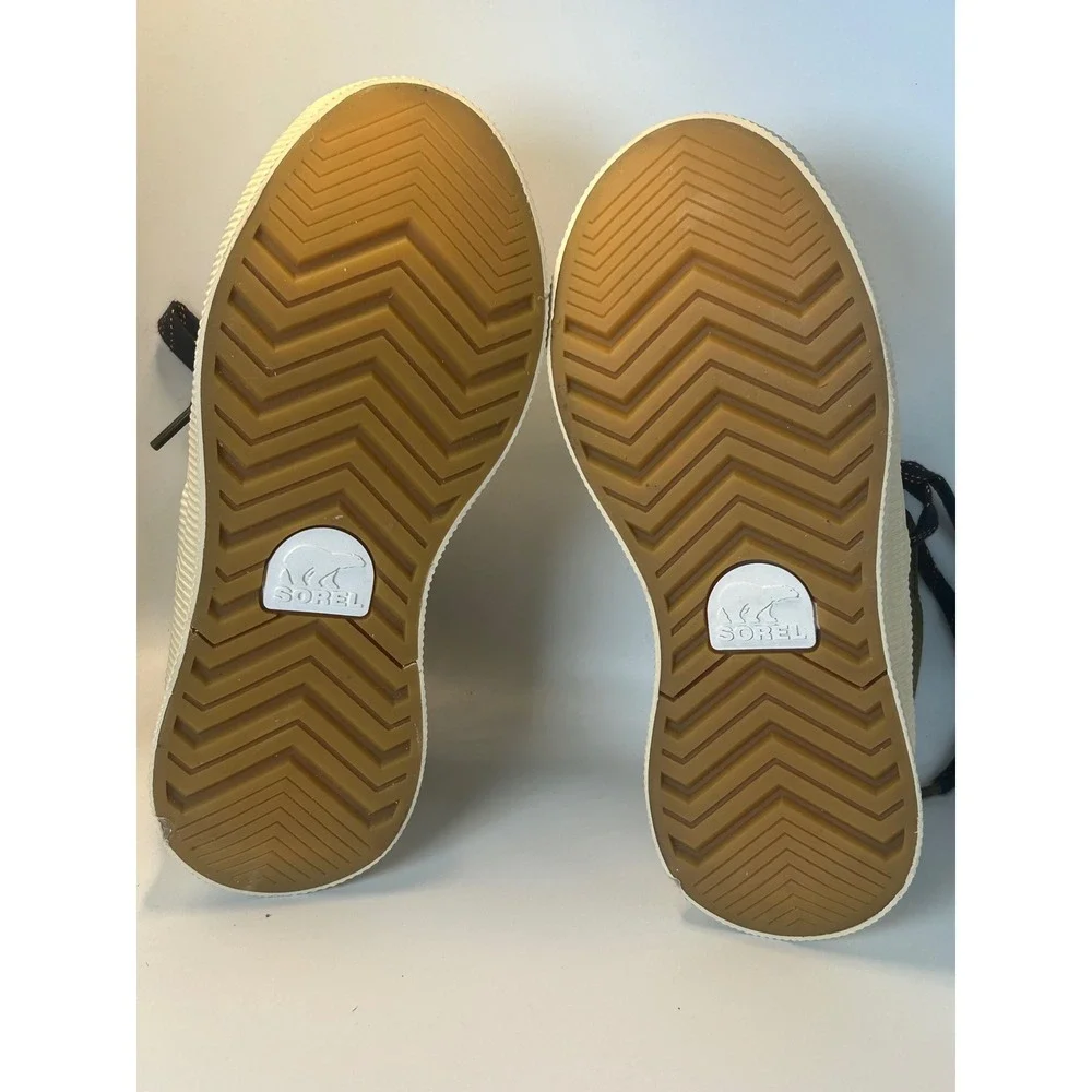 Sorel‎ Out N About III Conquest Waterproof Boots Navy Green NL5152-467 Kids 6.5